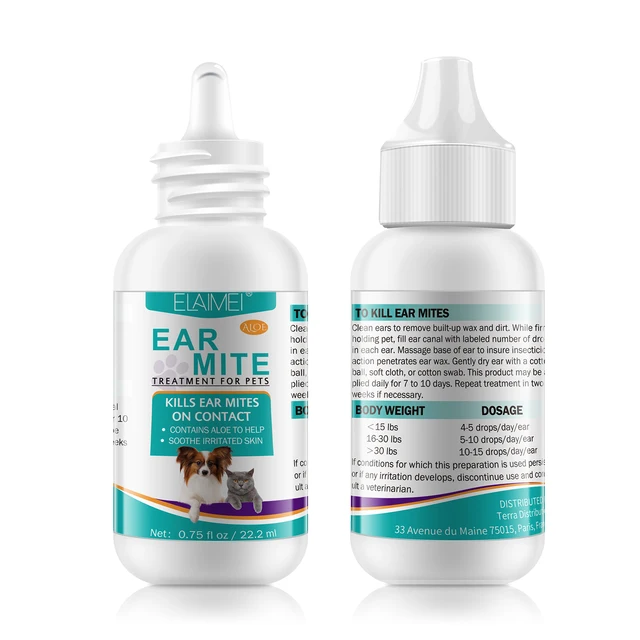 EARMITE TREATMENT FOR DOGS AND CATS