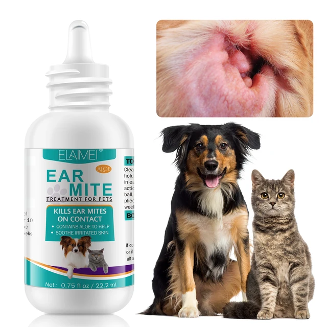 EARMITE TREATMENT FOR DOGS AND CATS