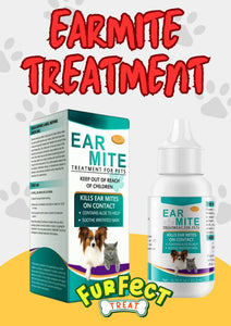 EARMITE TREATMENT FOR DOGS AND CATS